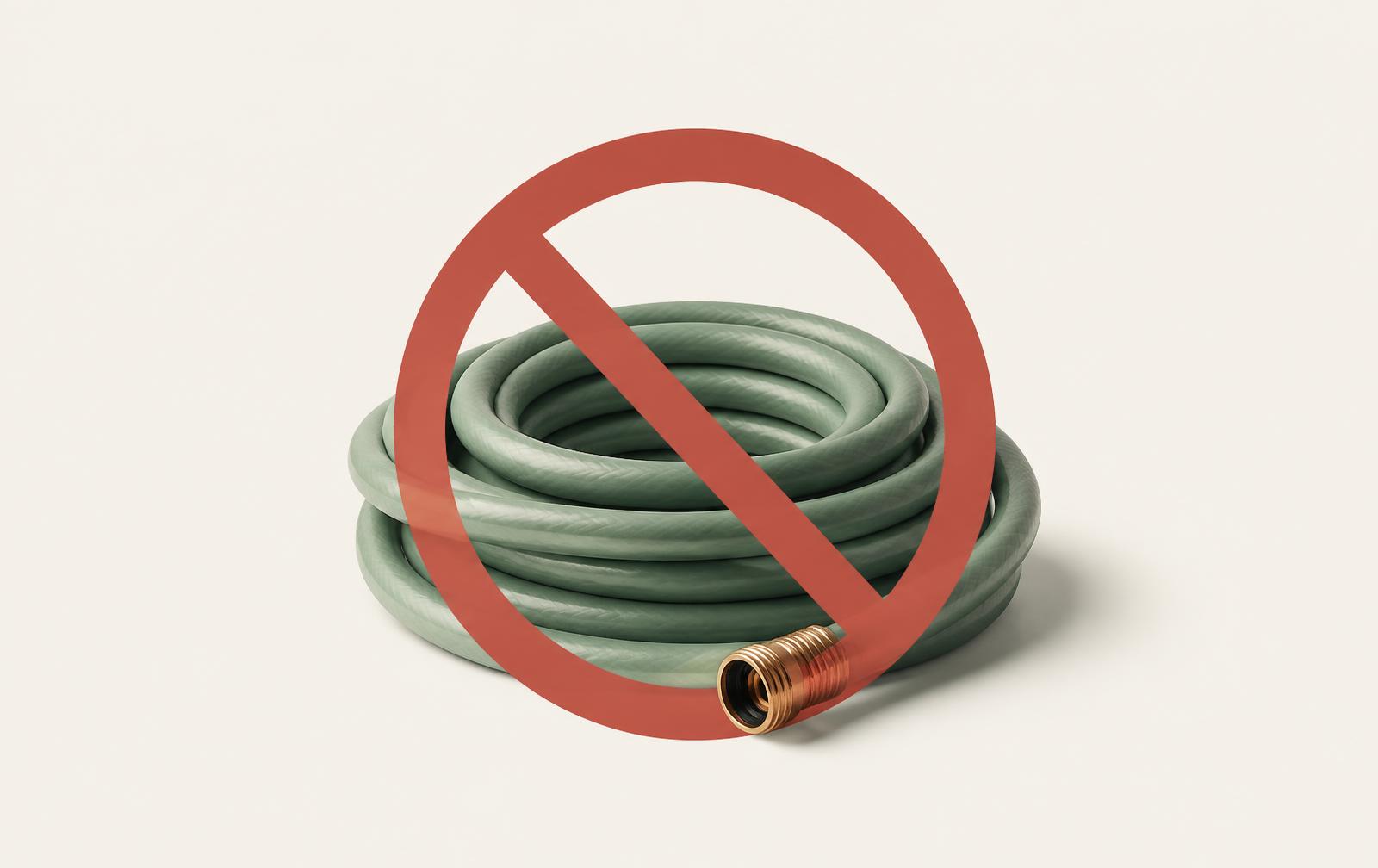 Hosepipe ban notice — professional patio and driveway cleaning is exempt