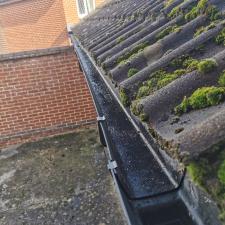 Clogged-Gutter-Cleaning-In-Thame-With-The-Gutter-Vac 3