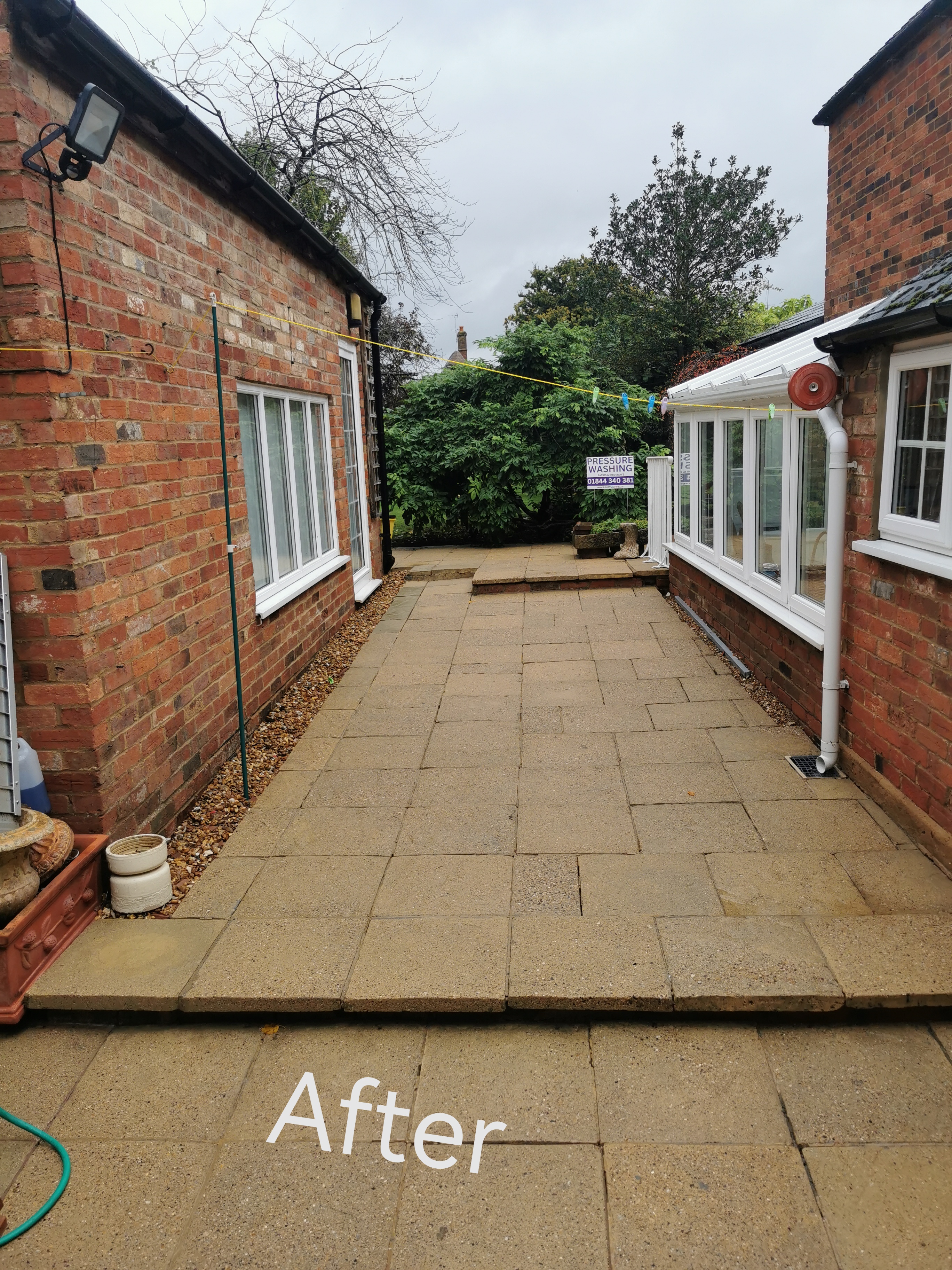 Pressure Washing Services For A Tired Old PatioBack To Life In Thame 